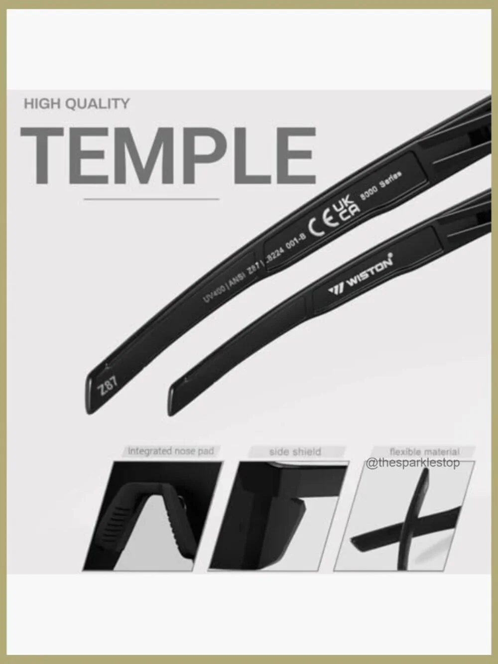 X-Large TR90 Wrap Sunglasses UV400 Protection Sports